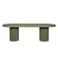 2.4m Concrete Dining Table - Green