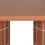 2m Concrete Oval Dining Table- - Terracotta