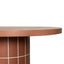 2m Concrete Oval Dining Table- - Terracotta