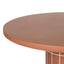 1.4m Concrete Round Dining Table - Terracotta