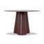 1.2m Tempered Glass Dining Table - Red