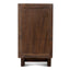 1.83m Elm Sideboard Unit - Dark brown