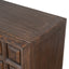1.83m Elm Sideboard Unit - Dark brown