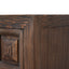 1.83m Elm Sideboard Unit - Dark brown