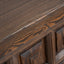 1.83m Elm Sideboard Unit - Dark brown