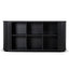 1.7m Wooden Buffets Unit - Full Black