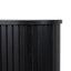 1.7m Wooden Buffets Unit - Full Black