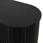 1.7m Wooden Buffets Unit - Full Black