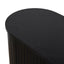 1.7m Wooden Buffets Unit - Full Black