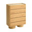 Stone Top Tallboy Drawer - Natural