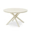1.2m Outdoor Round Dining Table - Cream White