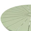 1.2m Outdoor Round Dining Table - Sand Green