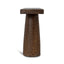 1.83m Elm Console Table - Dark Brown