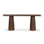 1.83m Elm Console Table - Dark Brown