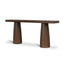 1.83m Elm Console Table - Dark Brown