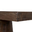 1.83m Elm Console Table - Dark Brown