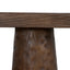 1.83m Elm Console Table - Dark Brown
