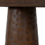 1.83m Elm Console Table - Dark Brown