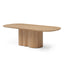 2.39m Oval Dining Table - Ash Natural