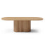 2.39m Oval Dining Table - Ash Natural