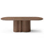 2.39m Oval Dining Table - Walnut