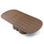 2.39m Oval Dining Table - Walnut