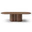 2.69m Oval Dining Table - Walnut