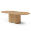 2.39m Freeform Dining Table - Ash Natural