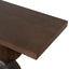 1.6m Elm Console Table - Walnut
