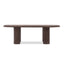 2.1m Dining Table - Dark Brown