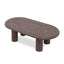 2.1m Dining Table - Dark Brown