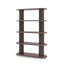 1.7m High Bookshelf - Dark Brown