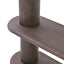 1.7m High Bookshelf - Dark Brown