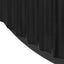 1.2m Round Wooden Dining Table - Black