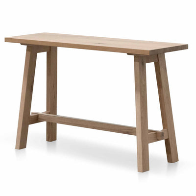 1.2m Wooden Console Table - Washed Natural