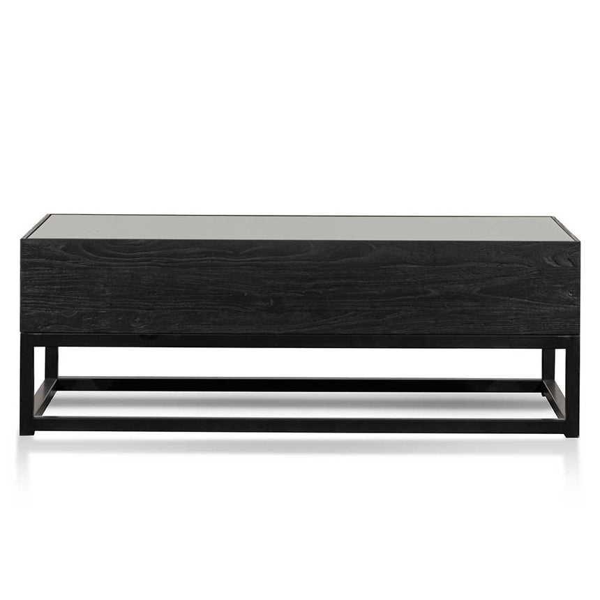 1.2m Elm Coffee Table - Full Black