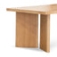 3m Elm Dining Table - Natural