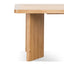 3m Elm Dining Table - Natural