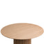 1.2m Round Wooden Dining Table - Natural