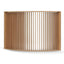 3m Curved Wall Stand - Natural Oak