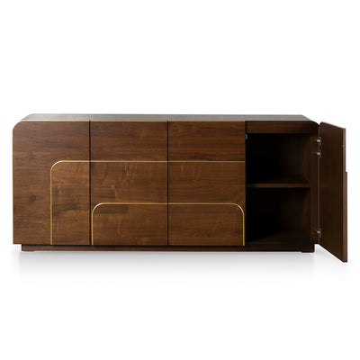 2m Buffet Unit - Walnut