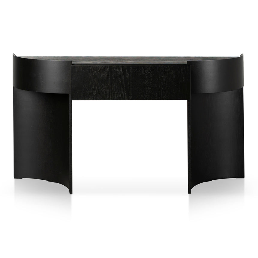 1.5m Console Table - Textured Espresso Black