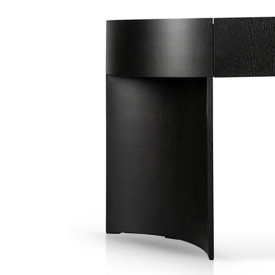 1.5m Console Table - Textured Espresso Black