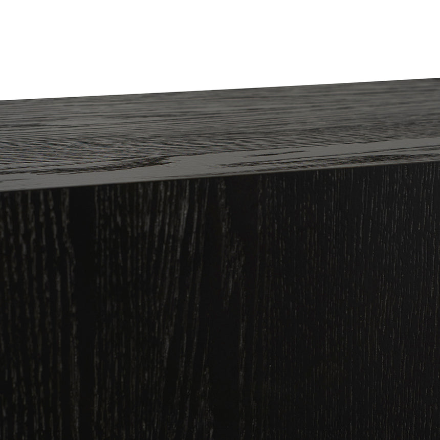 1.5m Console Table - Textured Espresso Black