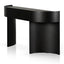 1.5m Console Table - Textured Espresso Black