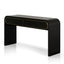 1.5m Console Table - Textured Espresso Black