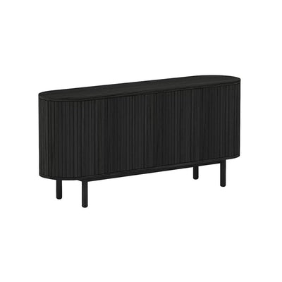 1.6m Sideboard Unit - Full Black