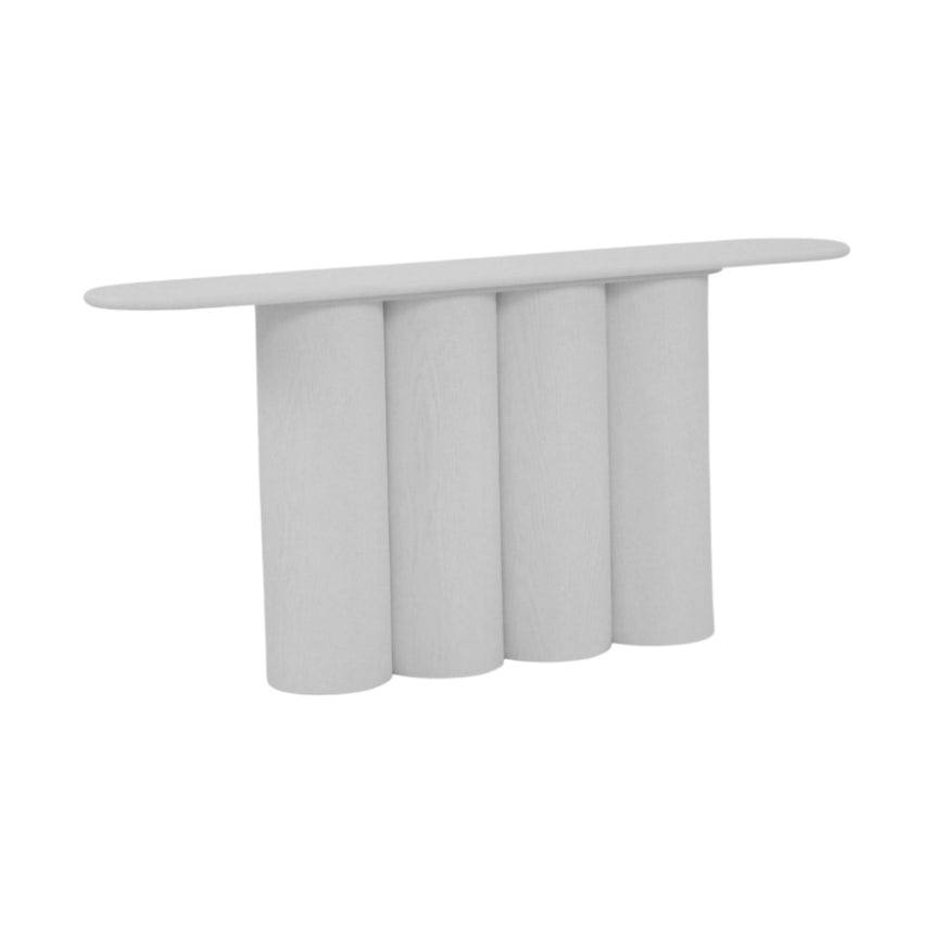 1.7m Console Table - Full White