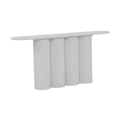 1.7m Console Table - Full White