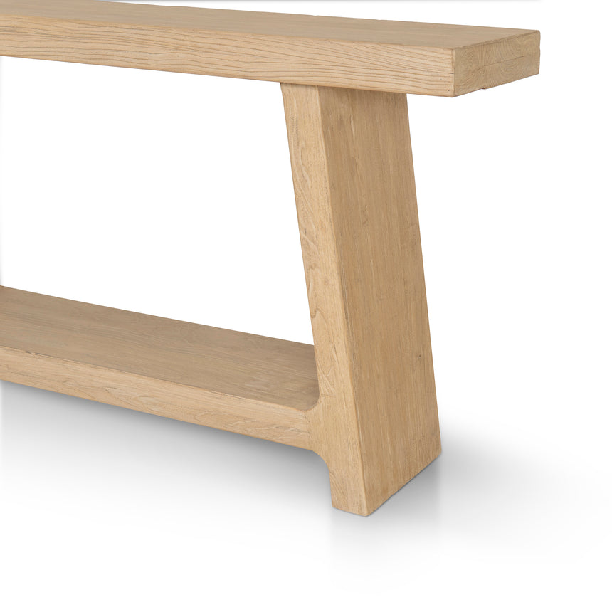 1.52m Elm Console Table - Natural